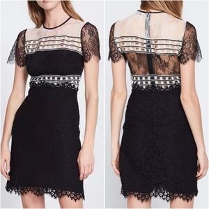 Sandro Paris Rozen Lace Colorblock Dress 36 - XS/S